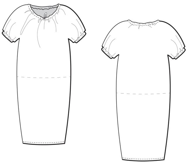 Pattern Review: Maker's Atelier - Drawstring-Neck Dress and Top