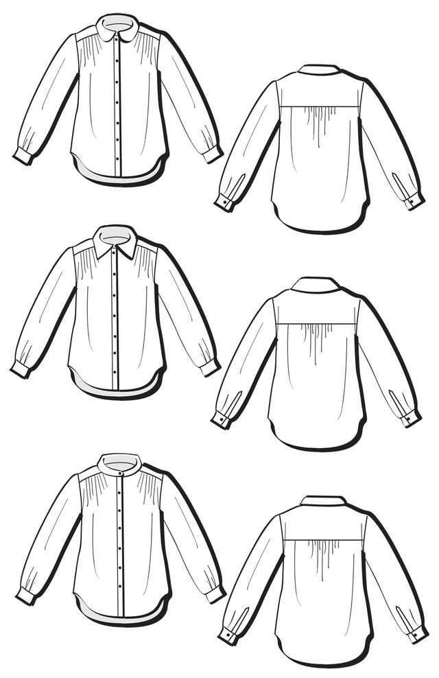 Pattern Review: Simplicity 1279 - Collared Shirts - Threads