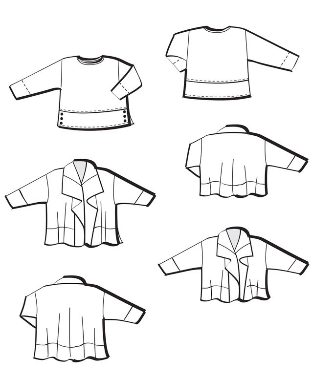 Pattern Review: Cutting Line Designs 51509 - Top and Jacket - Threads