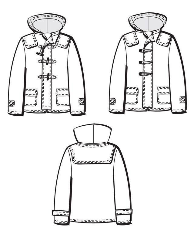 Pattern Review: Favorite Things Duffle Coat V042 - Threads