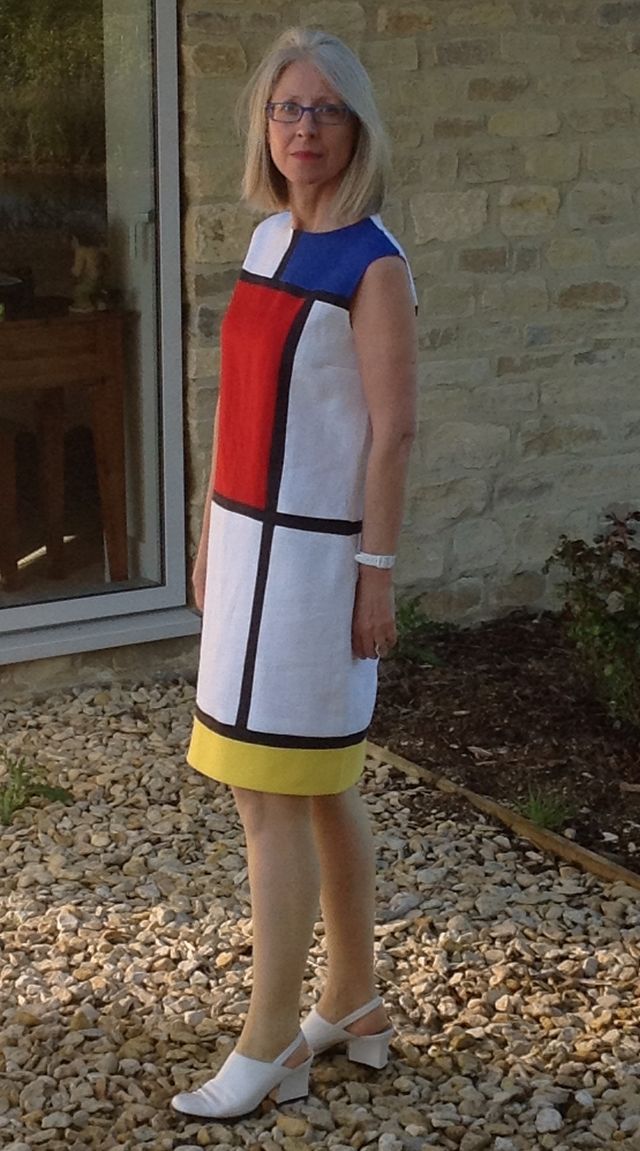 Yves st shop laurent mondrian dress