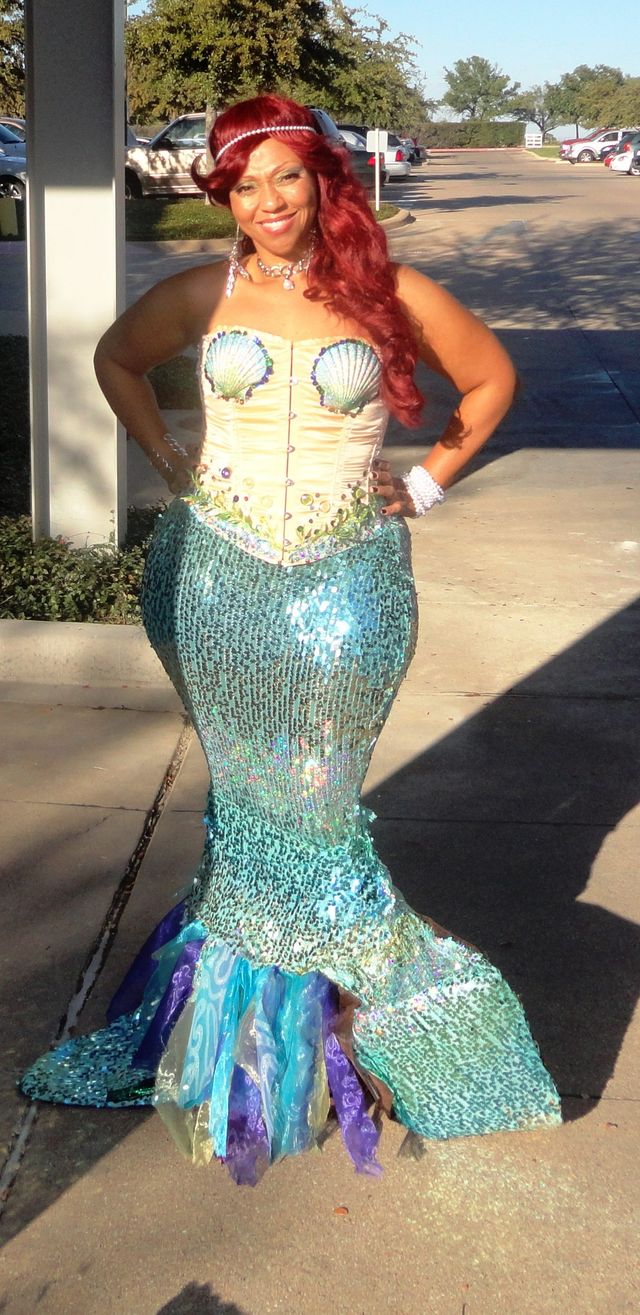 Plus size mermaid store outfit