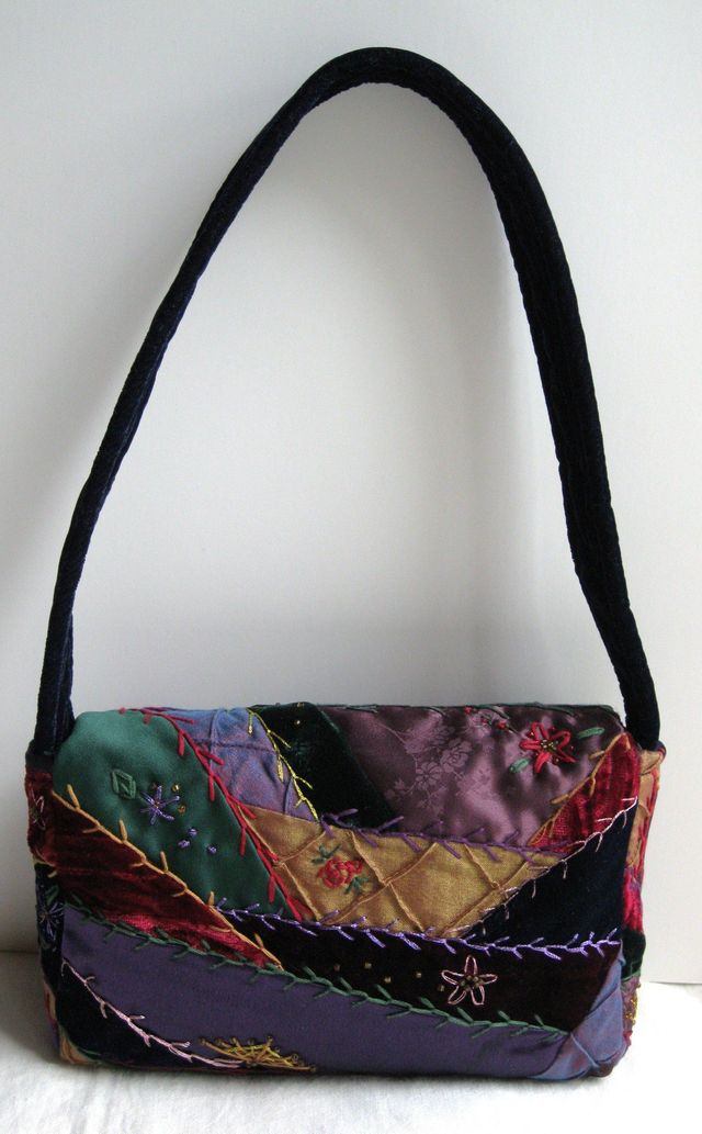 Crazy Quilt Purse - Threads