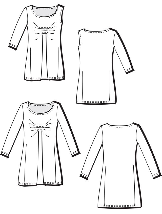 Pattern Review: Vogue 8731 Misses' Top and Tunic - Threads