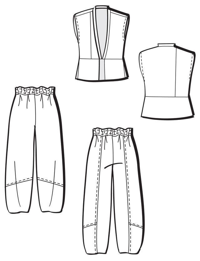 Pattern Review: Cutting Line Designs 12110 Ensemble - Threads