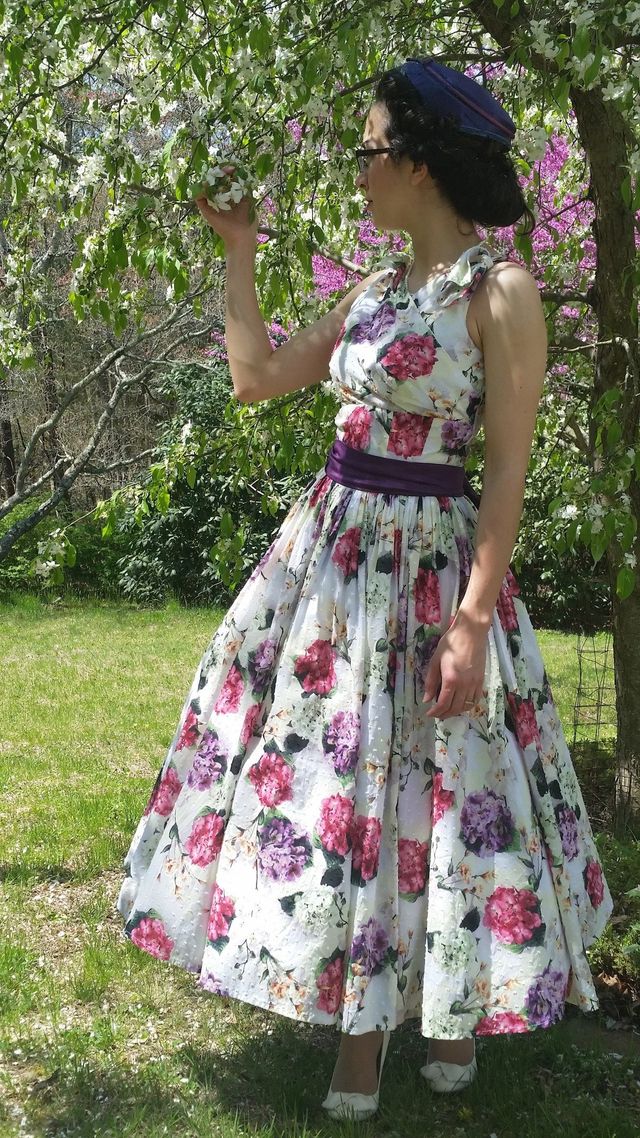 50s best sale floral dress