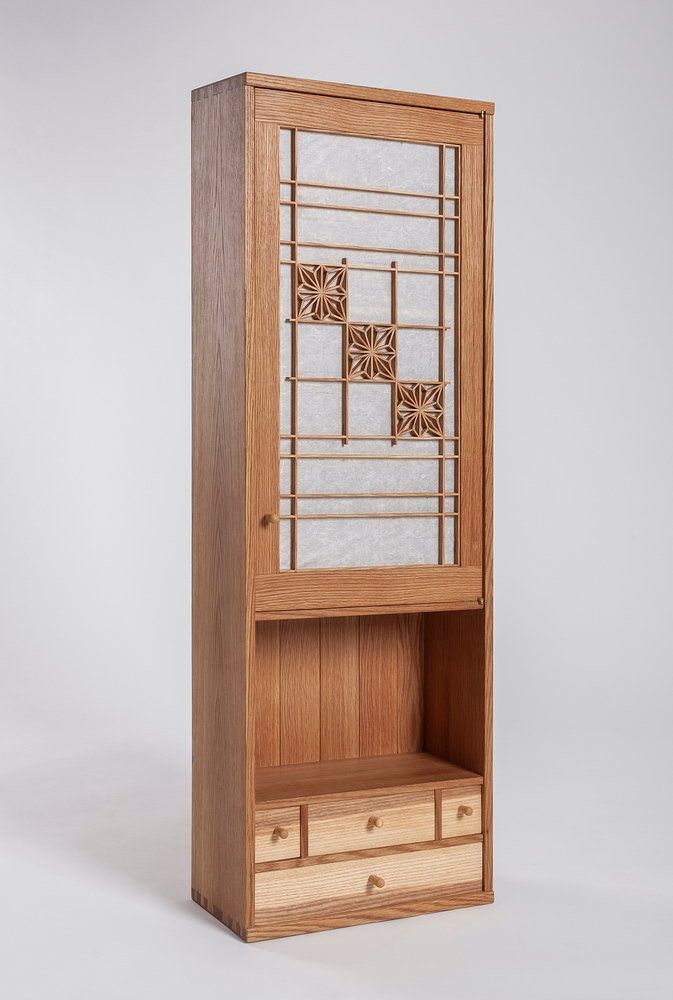 Kumiko Wall Cabinet - FineWoodworking
