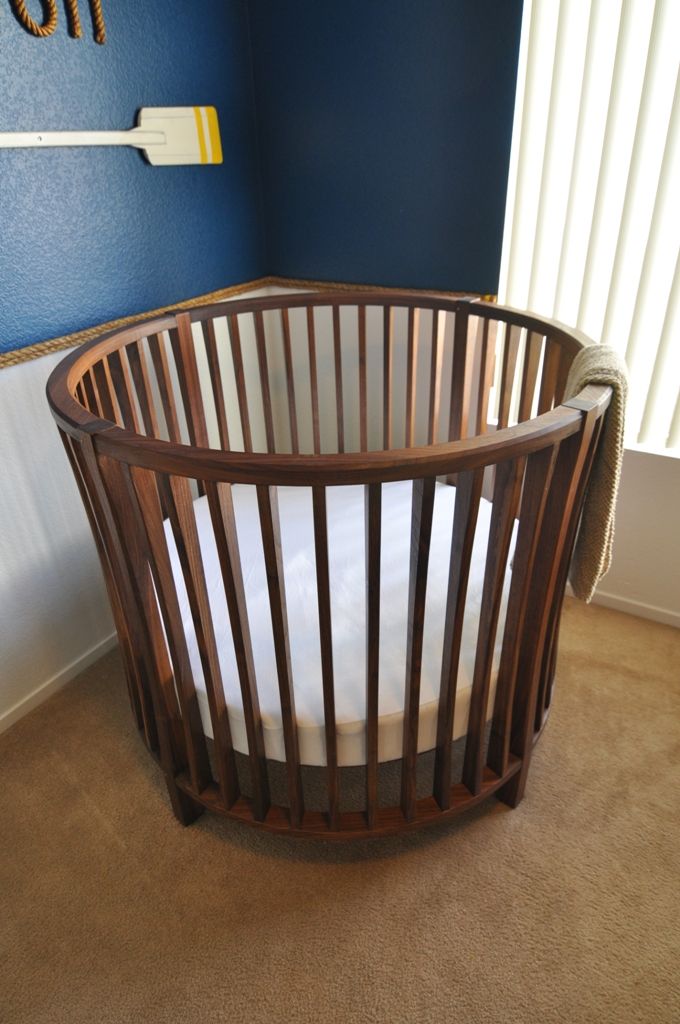 Round Baby Crib FineWoodworking