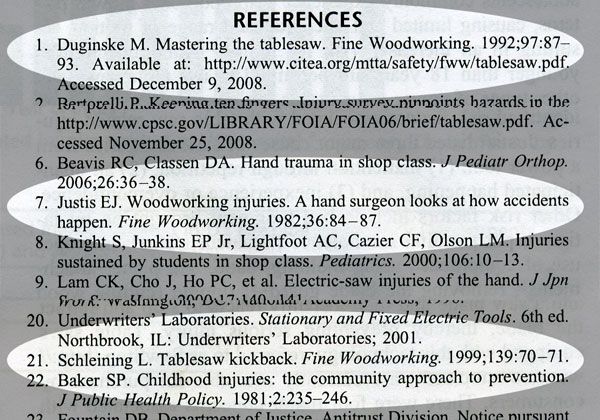 New Study Discusses Table Saw Injuries - FineWoodworking