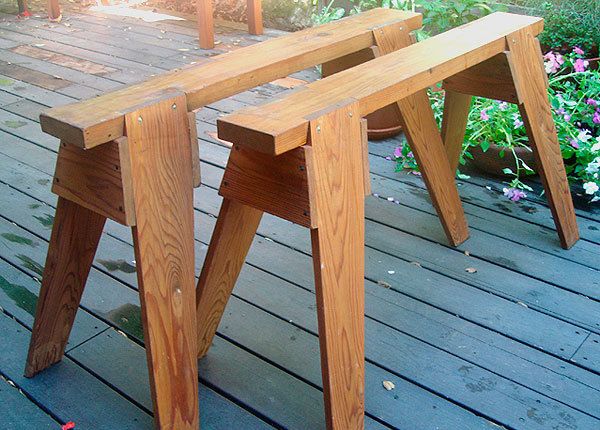 Diy deals wood sawhorse