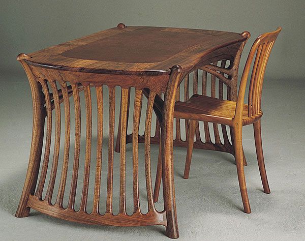 Blackwood Desk and Chair - FineWoodworking