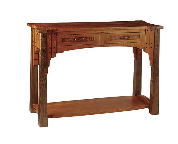 Green-and-Greene Inspired Hall Table - FineWoodworking