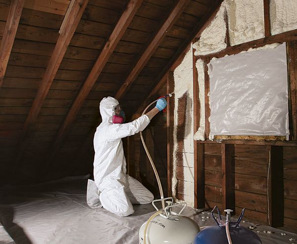 Spray-Foam Insulation - Fine Homebuilding