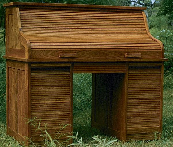 Roll-Top Desk, Woodworking Project