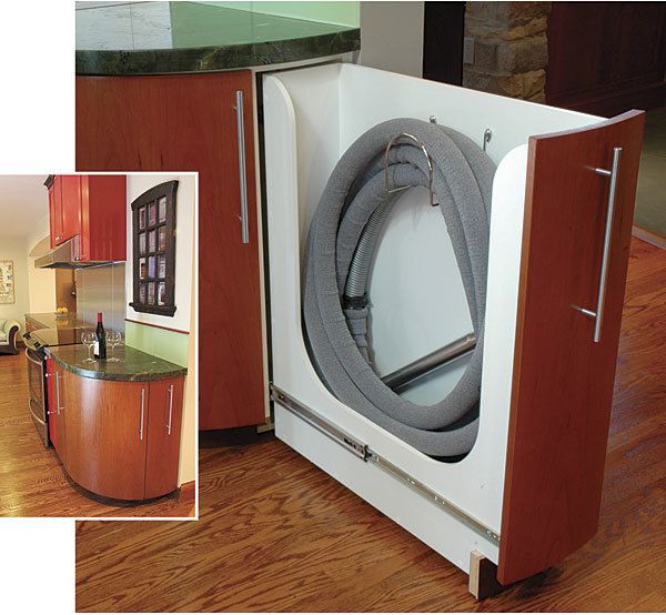 Vacuum-hose cabinet - Fine Homebuilding