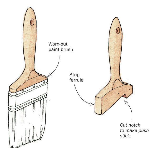 Push Stick Handle Template