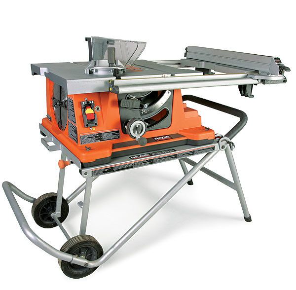 Ridgid table deals saw blade size