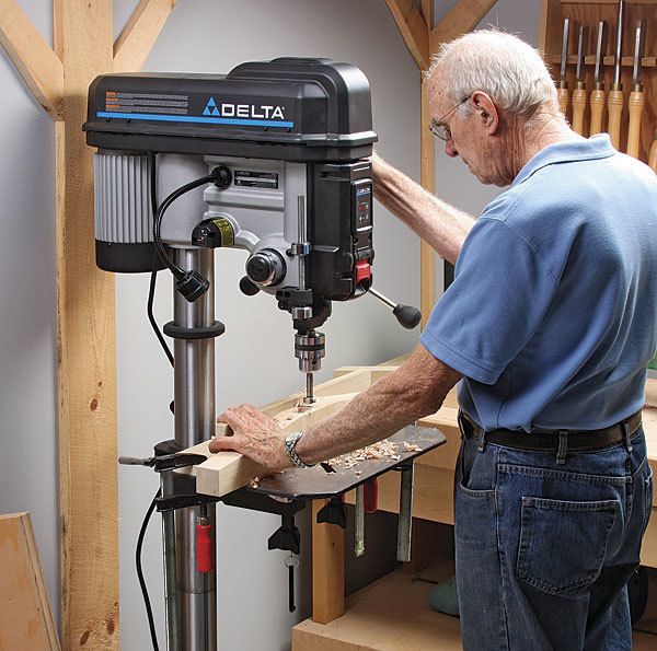 Mobile Base for [floor mounted] Drill Press — revisited - FineWoodworking