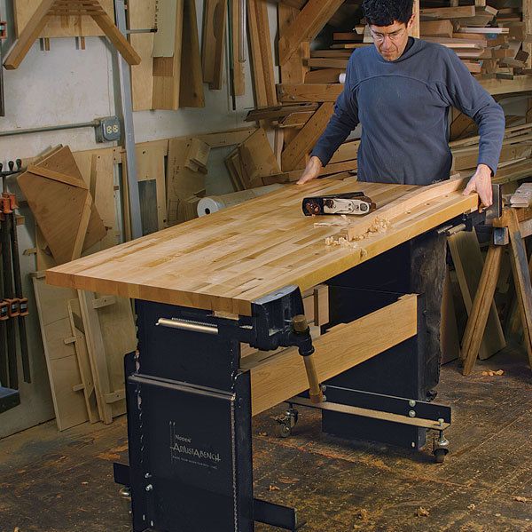 Workbench for Any Height - FineWoodworking
