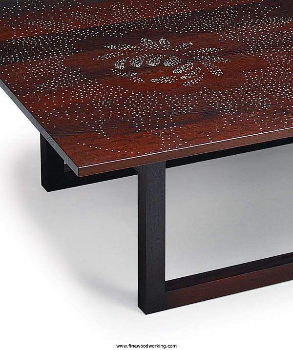 Nail Decorated Coffee Table - FineWoodworking