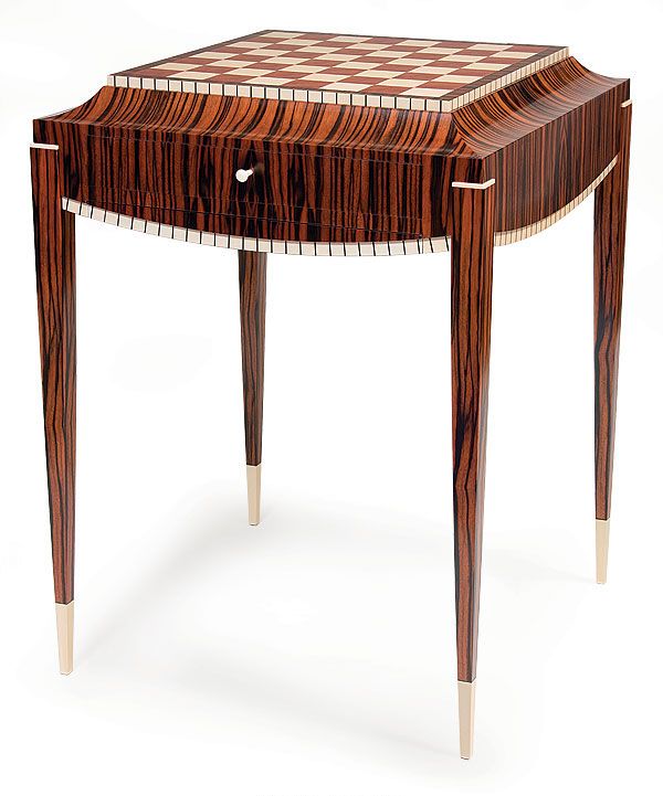 Ruhlmann Inspired Chess Table - FineWoodworking