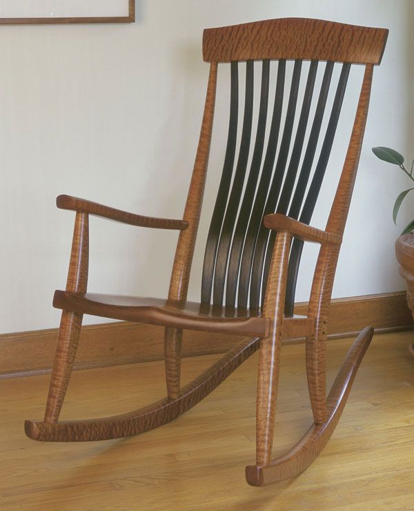Figured Rocking Chair - FineWoodworking