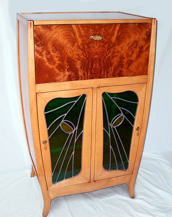 Art Nouveau Cocktail FineWoodworking