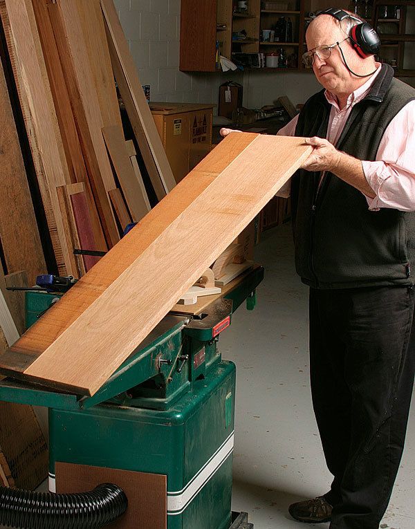 Using a planer as deals a jointer