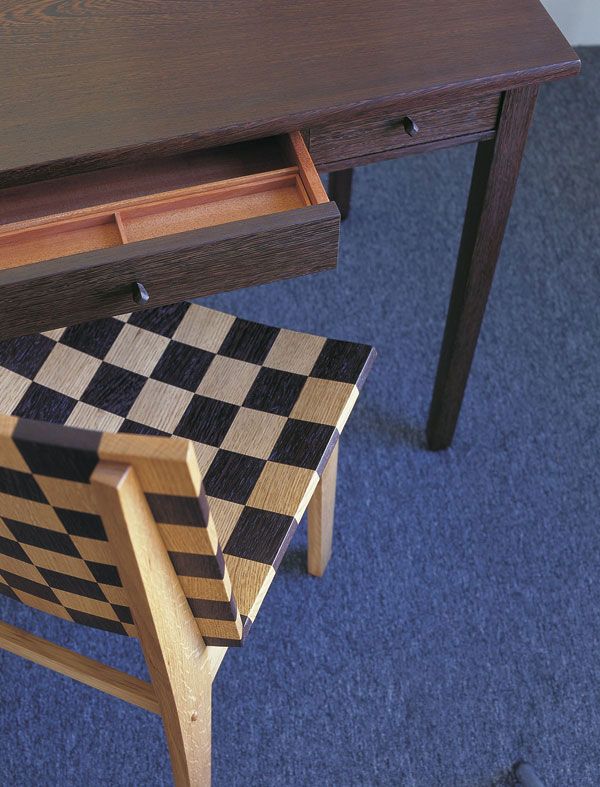 Checkerboard Side Chair - FineWoodworking