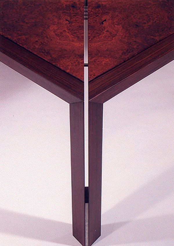 Amboyna and Kingwood Coffee Table - FineWoodworking