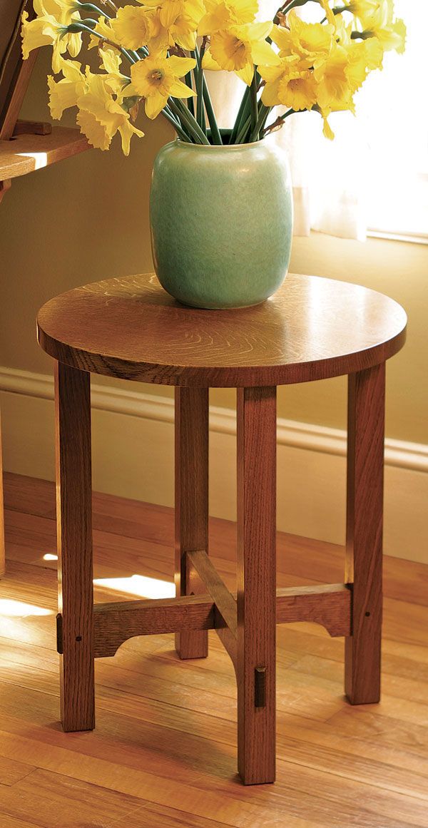 Arts and Crafts Side Table - FineWoodworking