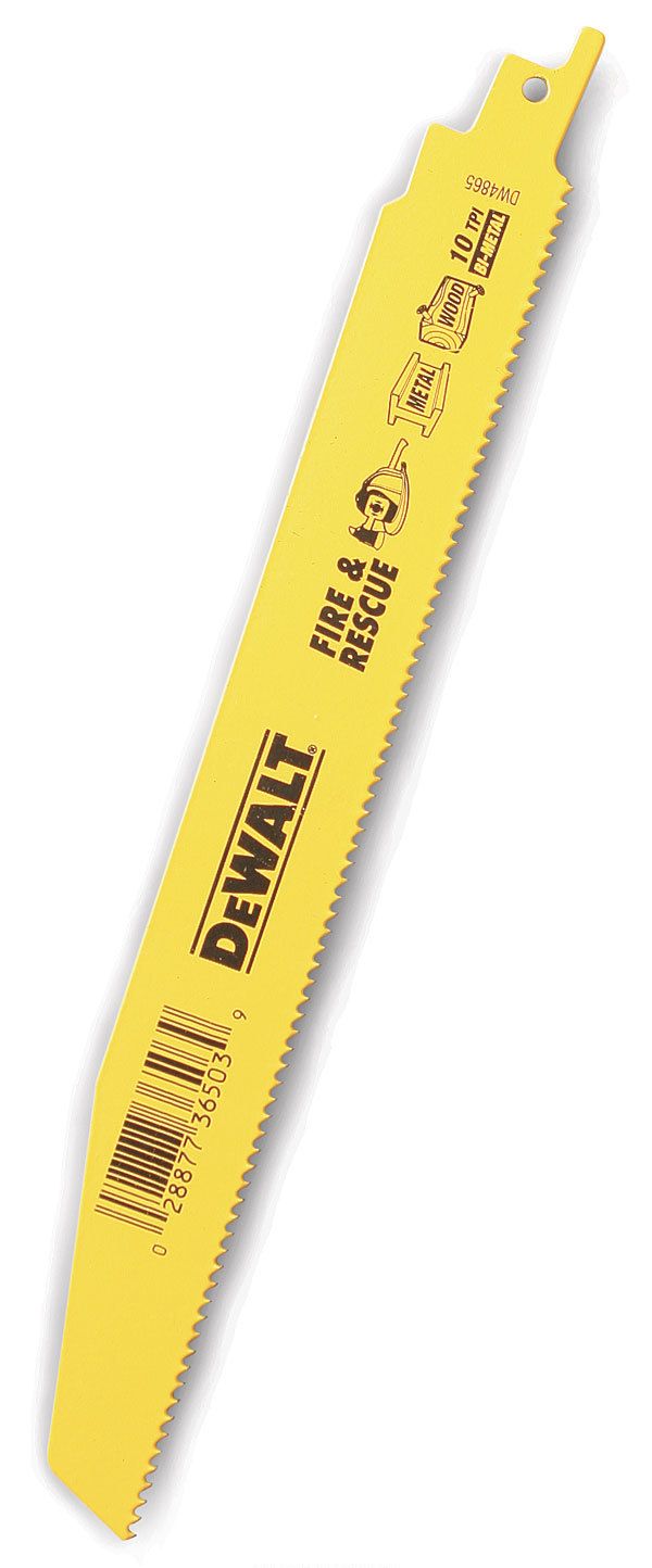 DeWalt Fire Rescue DW4865 Demolition Blade Fine Homebuilding