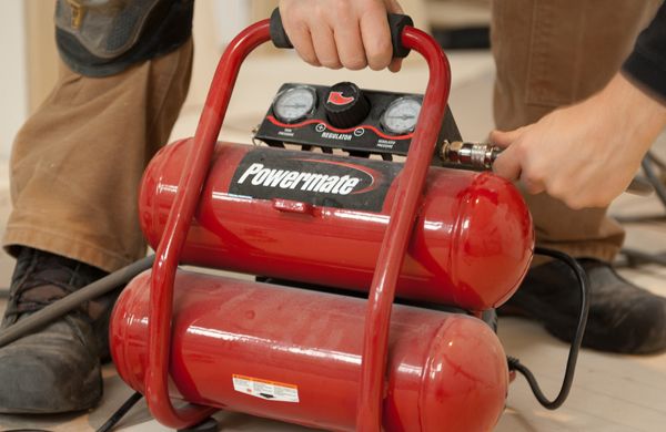 Powermate 1 gallon portable store electric air compressor