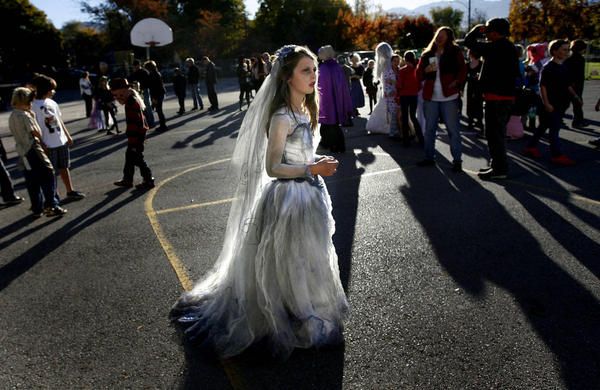 Corpse Bride and Scraps Costume