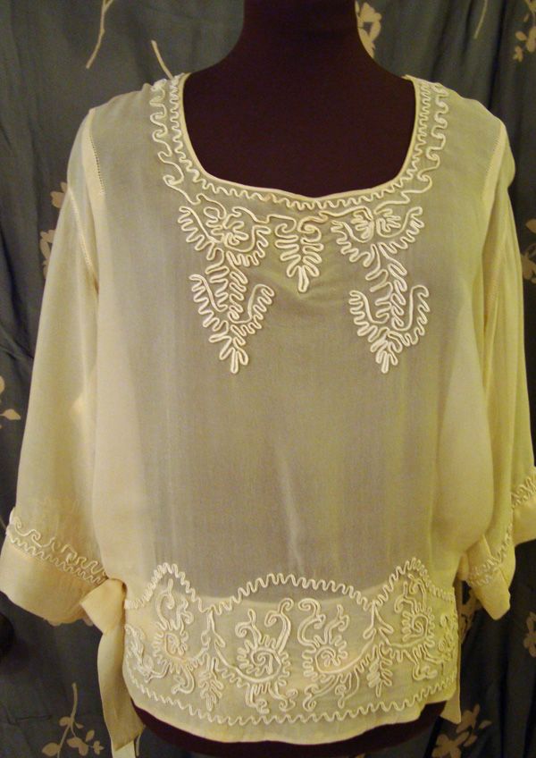 A Vintage Blouse Embellished with Soutache Braid - Threads