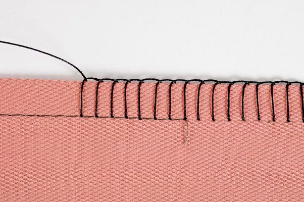 How to hand sew my stitches evenly such as stitching in a straight