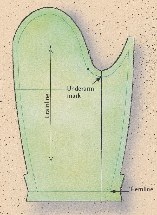 How to Draft a Two-Piece Jacket Sleeve From a One-Piece Pattern