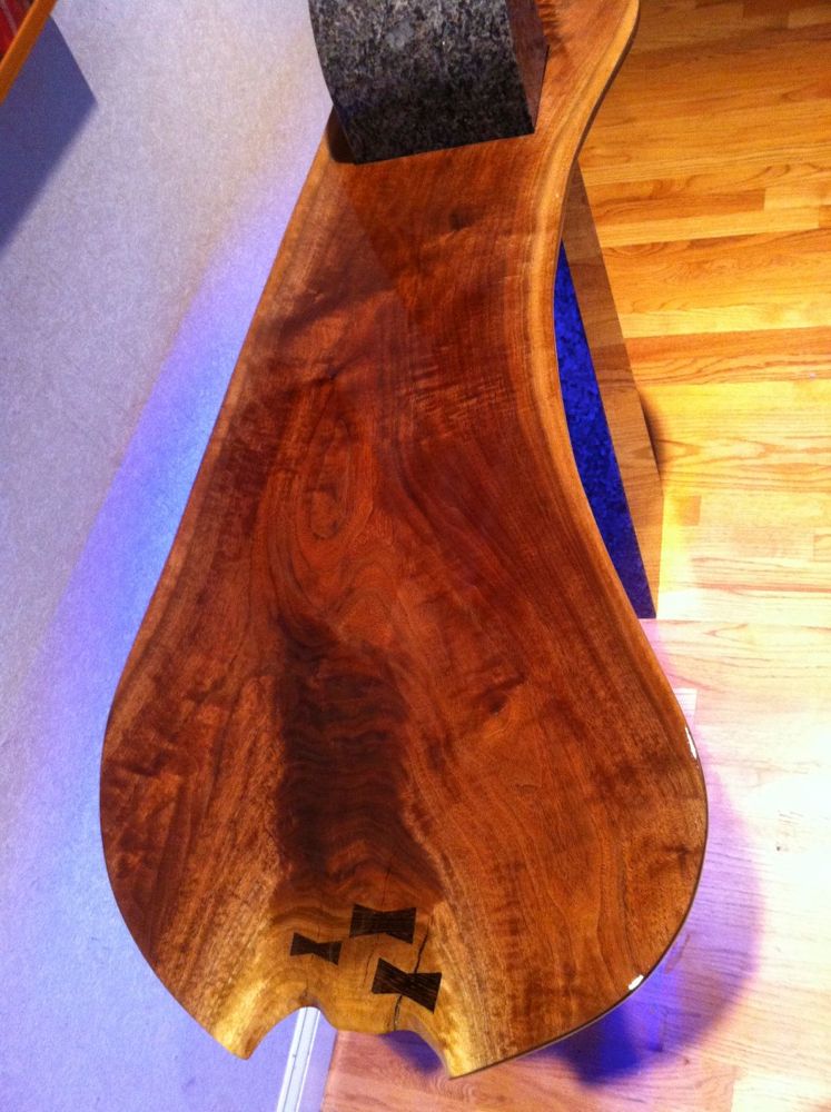 Rock table for hallway - FineWoodworking