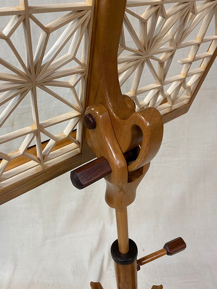 Upclose of Music Stand