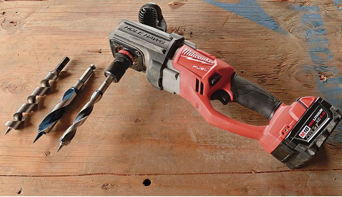 Milwaukee M18 Fuel Hole Hawg Cordless Right-Angle Drill - Fine Homebuilding