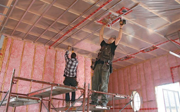 Vapor barrier deals insulation