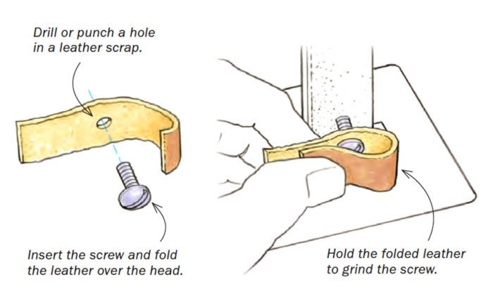 How to hold screws on your drill 