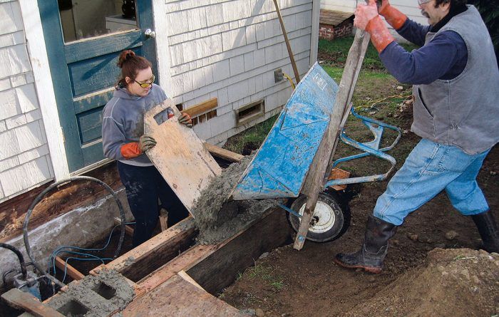 How to set string lines: DIY Concrete Pad CLICK the + for more DIY con, Dry Pour Concrete