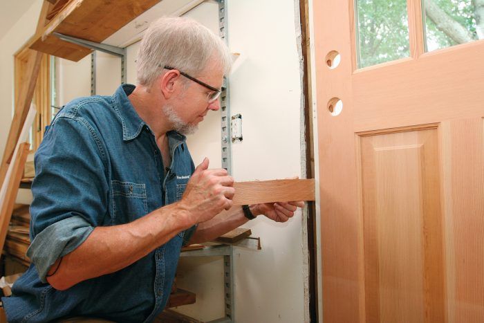 How to Install a Prehung Exterior Door - Fine Homebuilding