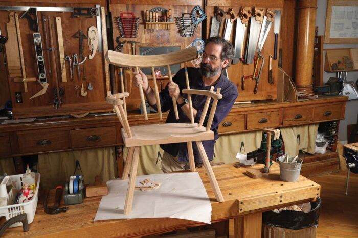 Chris Schwarz's Irish stick chair