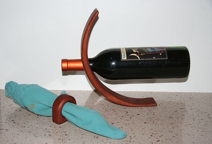 Wine on sale napkin holder