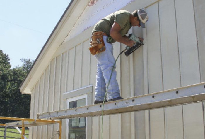 Corner Trim Installation For Metal Siding - Vertical Inside