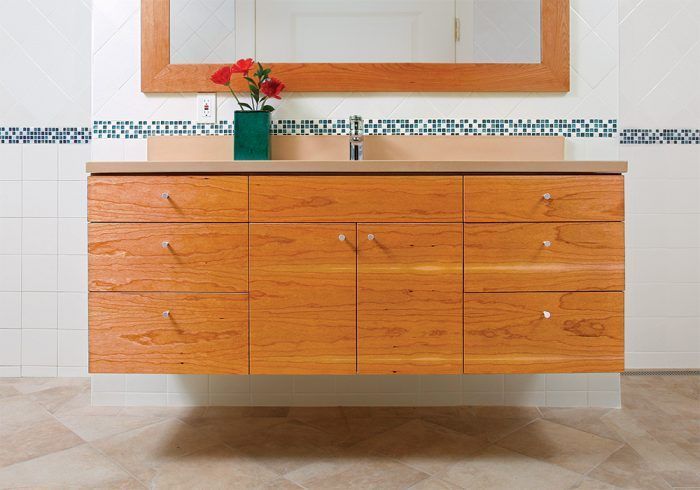 How to Build a Built-in Bath Cabinet (DIY)