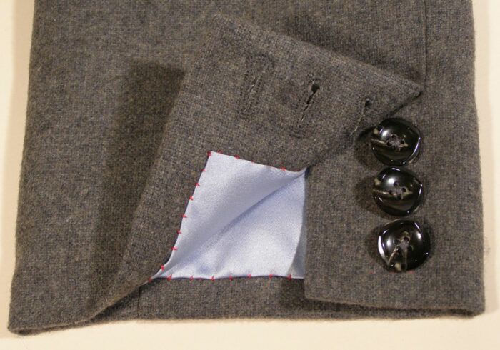 How to Sew a Button on a Coat or Jacket