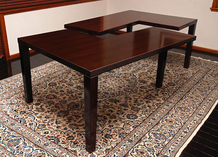 Wenge veneer table - FineWoodworking